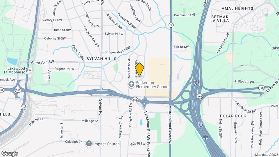 2021 Brewer Blvd SW Map and Location Details