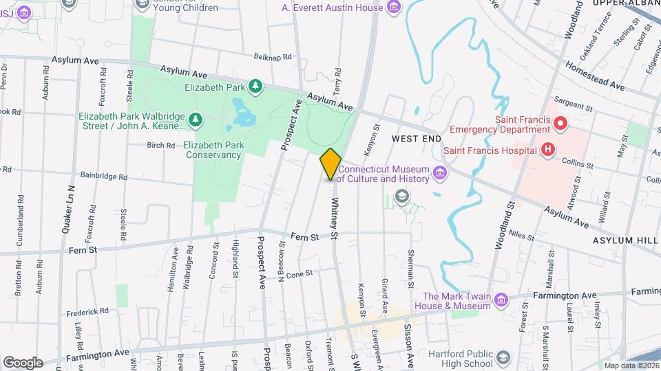 187 Whitney St Map and Location Details