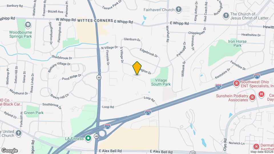 301 S Village Dr Map and Location Details