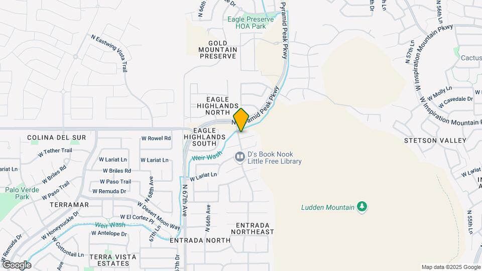 6354 W Rowel Rd Map and Location Details