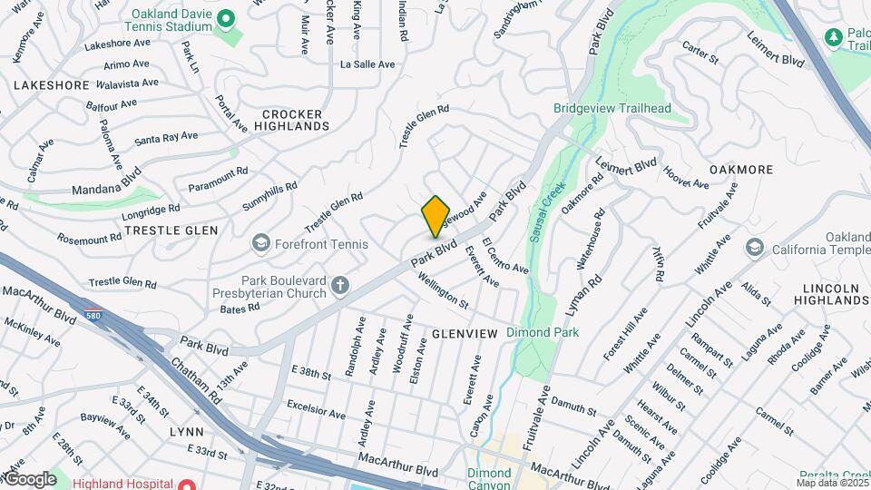 4357 Park Blvd Map and Location Details