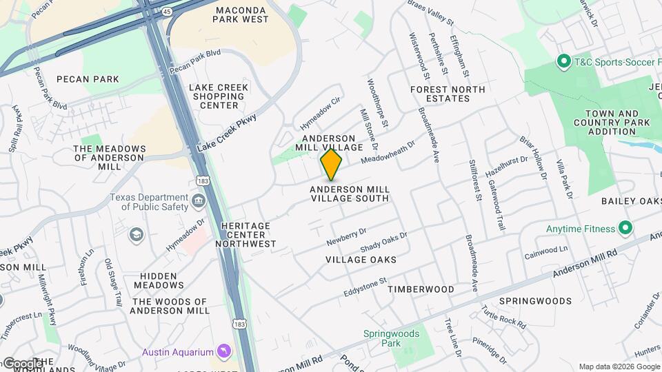 9700 Copper Creek Dr Map and Location Details