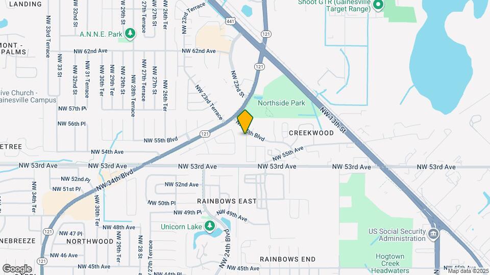 5462 NW 22nd Dr Map and Location Details