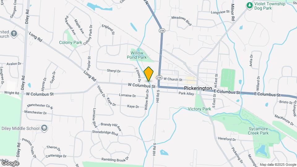 210 W Columbus St Map and Location Details