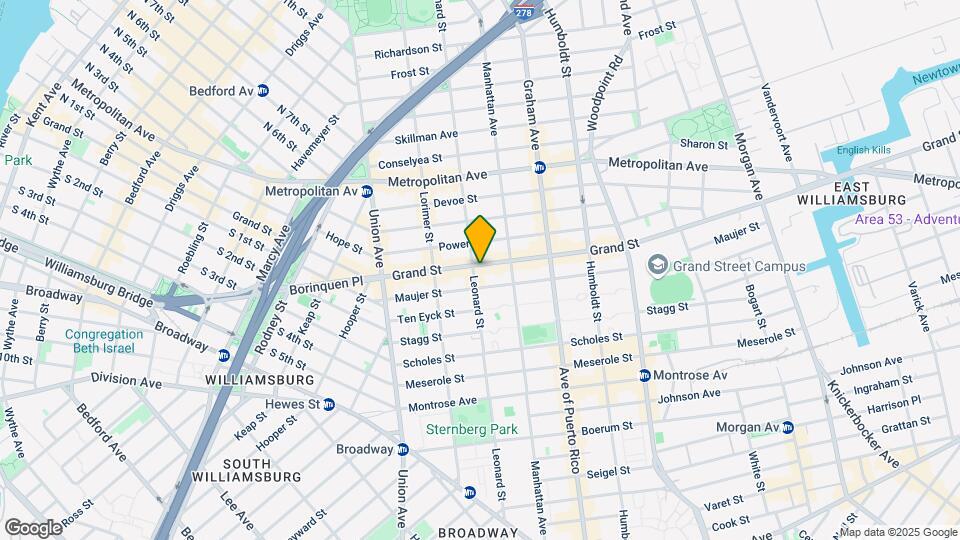 630 Grand St Mapa y Detalles de la Ubicación