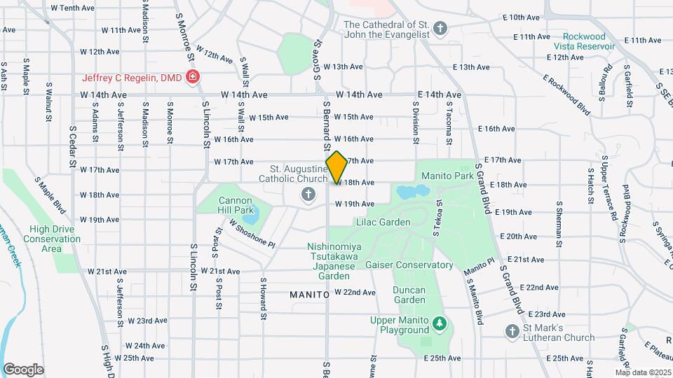 317 W 18th Ave, Unit Manito Park 4-Plex Map and Location Details