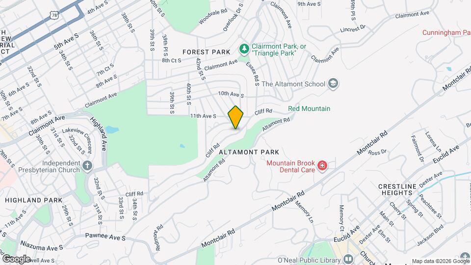 1526 42nd St S Map and Location Details