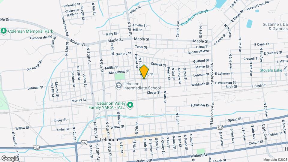 538 Lehman St Map and Location Details