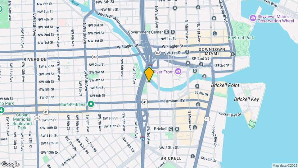 Miami River Walk MF Mapa y Detalles de la Ubicación