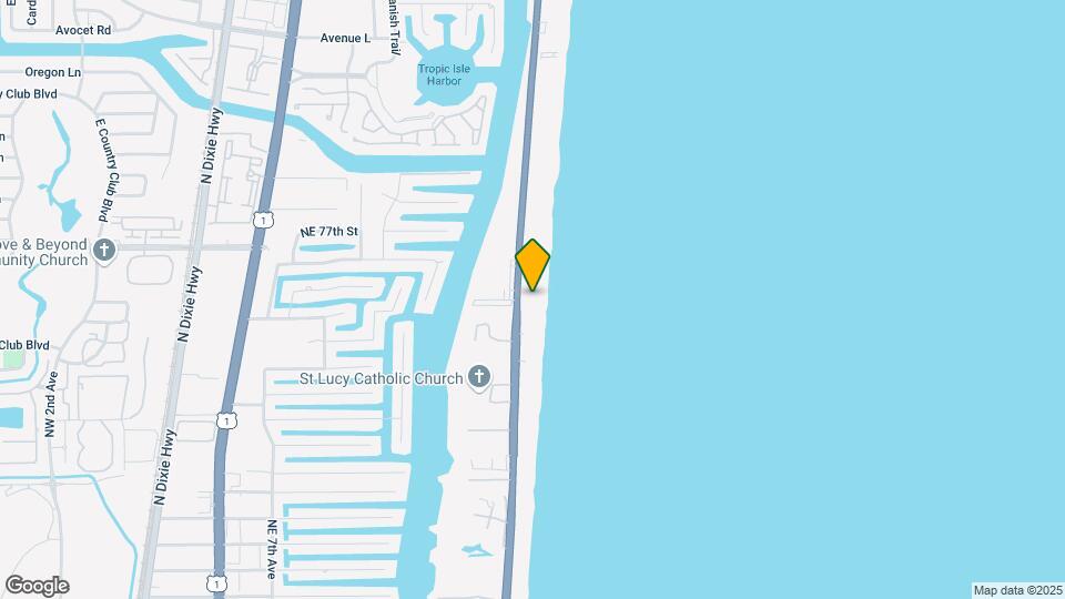 3301 S Ocean Blvd Map and Location Details
