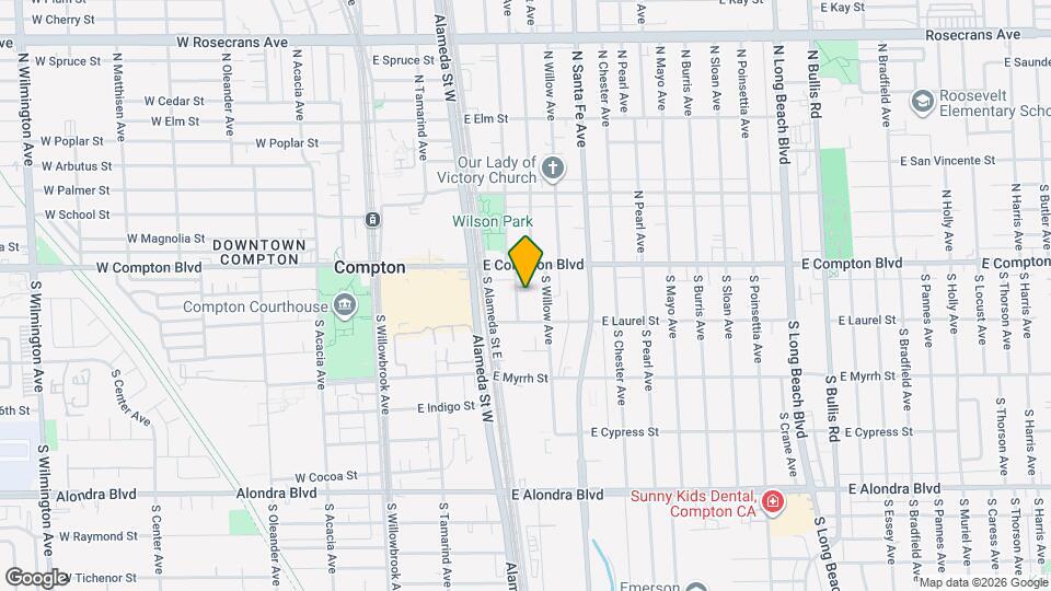 202 S Rose Ave, Unit A Mapa y Detalles de la Ubicación