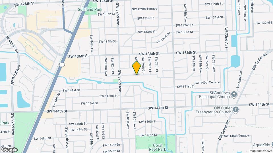 8000 SW 139th Ter Map and Location Details