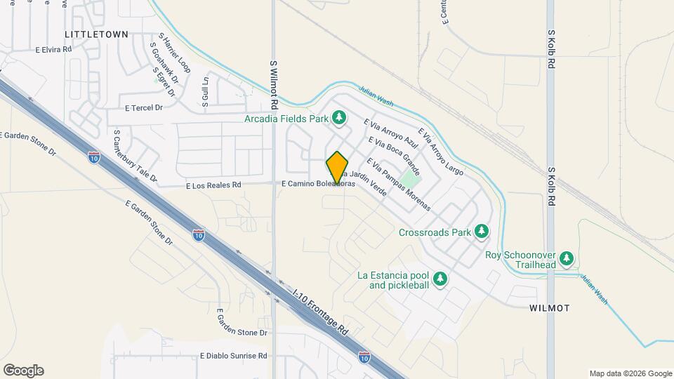 6483 E Paseo Alga Map and Location Details