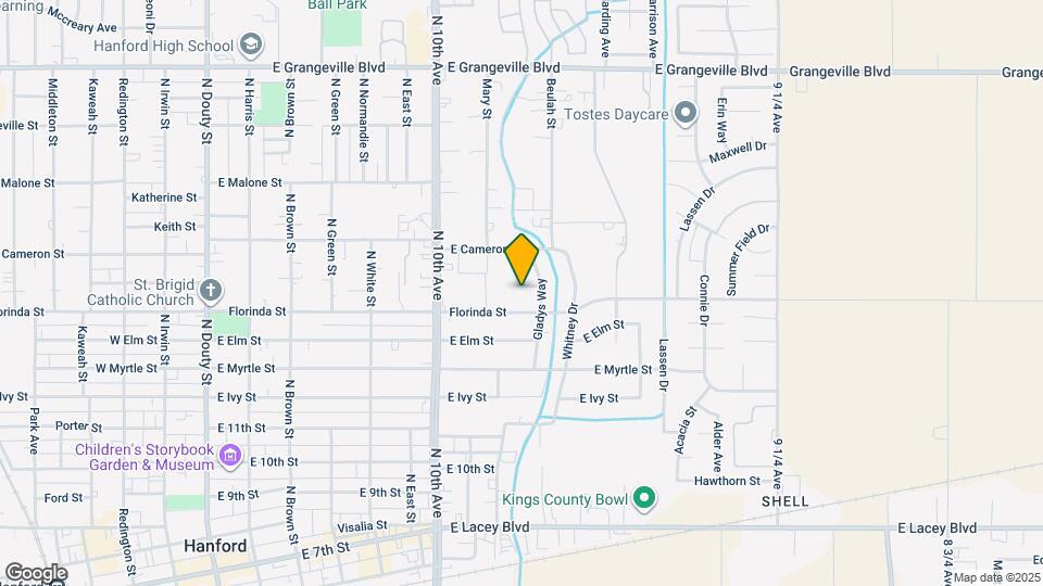 829 E Bush St Map and Location Details