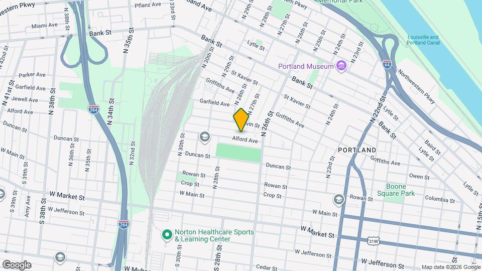 2641 Alford Ave Map and Location Details