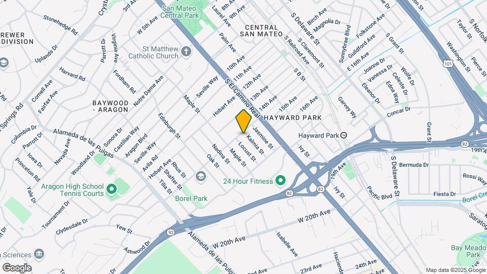 1406 Kalmia St Map and Location Details