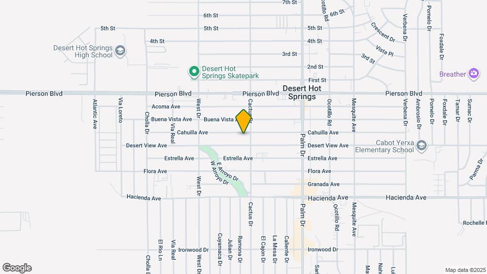 66215 Cahuilla Ave Map and Location Details
