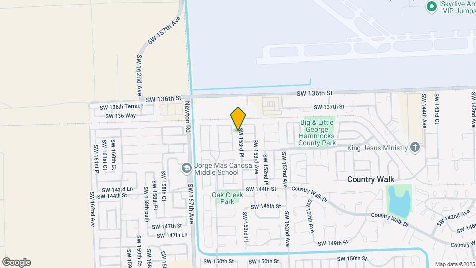 13900 SW 153rd Pl Map and Location Details