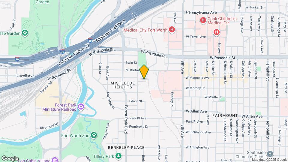 2103 Harrison Ave Map and Location Details