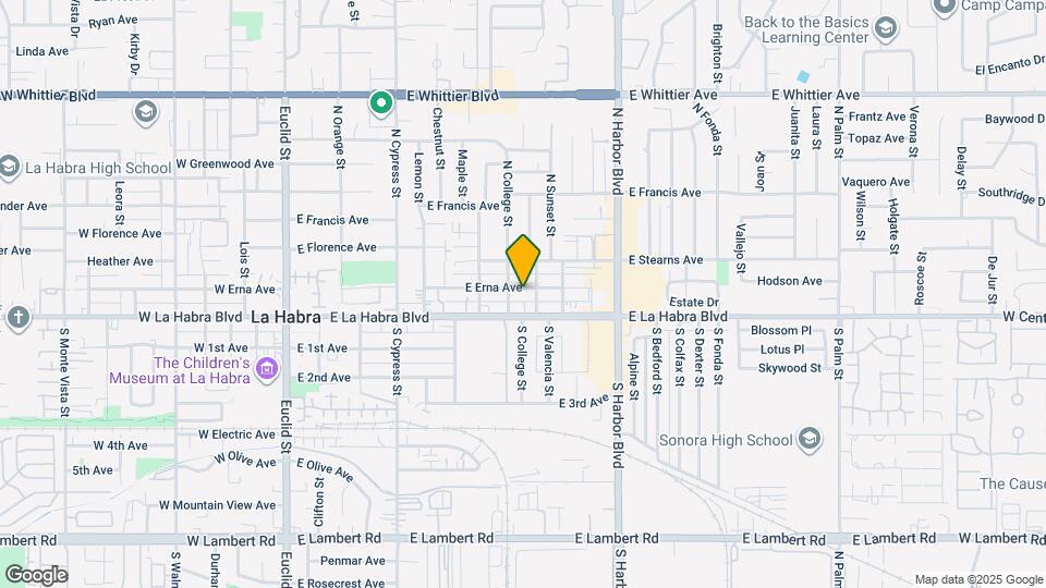 814 E Erna Ave Map and Location Details