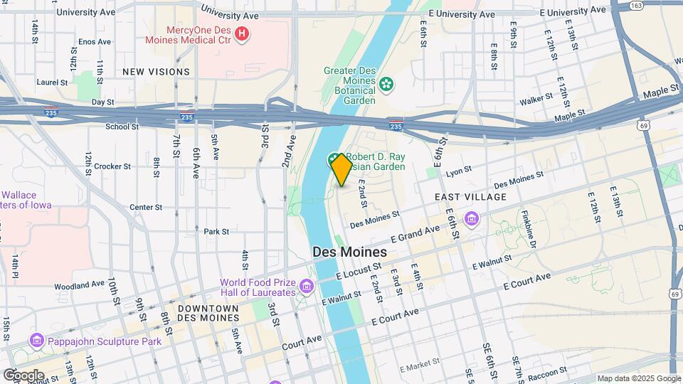 105 E Center St Map and Location Details