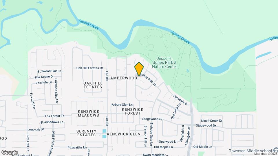 8110 Sanders Forest Ct Map and Location Details