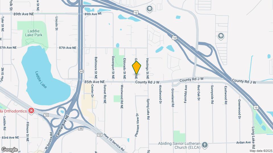 8503 Goodhue St NE Mapa y Detalles de la Ubicación