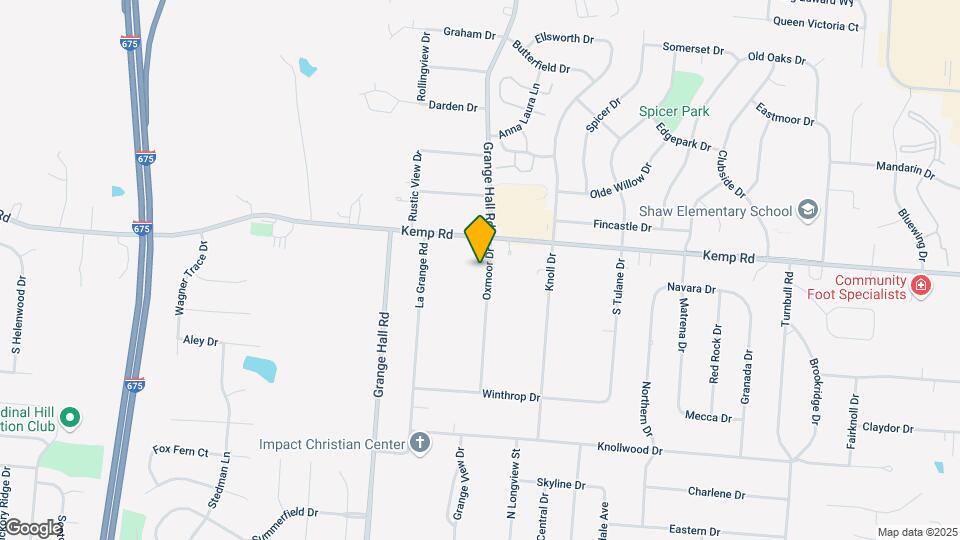 2213 Oxmoor Dr Map and Location Details