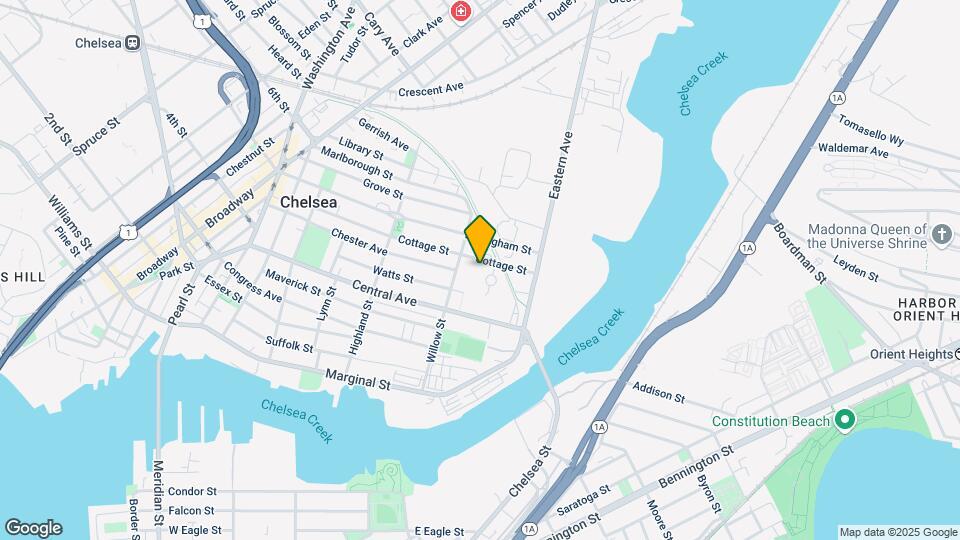 165 Cottage St, Unit 510 Map and Location Details