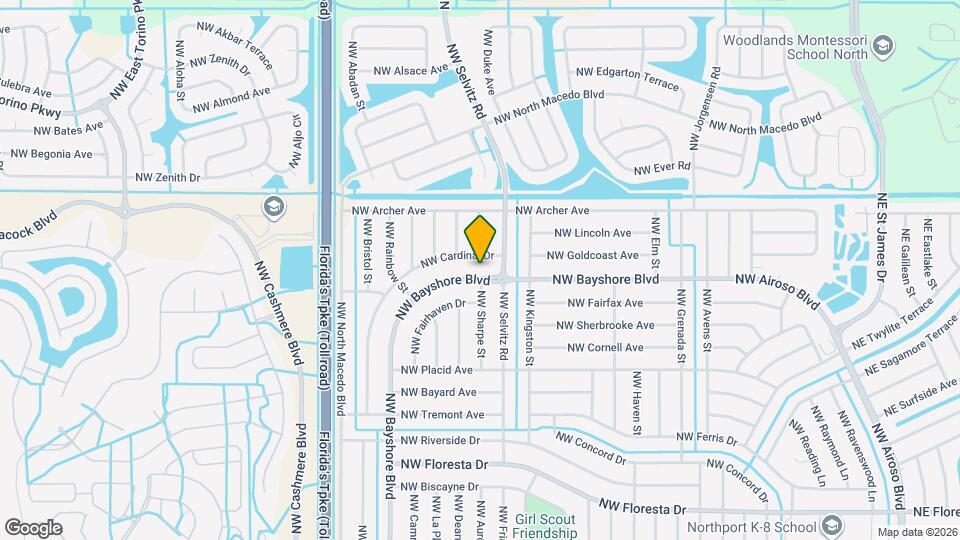 798 NW Bayshore Blvd Map and Location Details