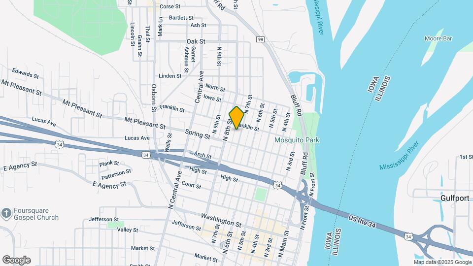 923 N 7th St Map and Location Details