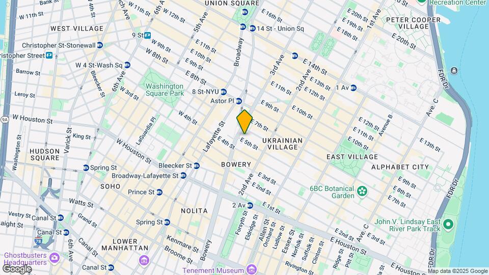 207 E 5th St Mapa y Detalles de la Ubicación