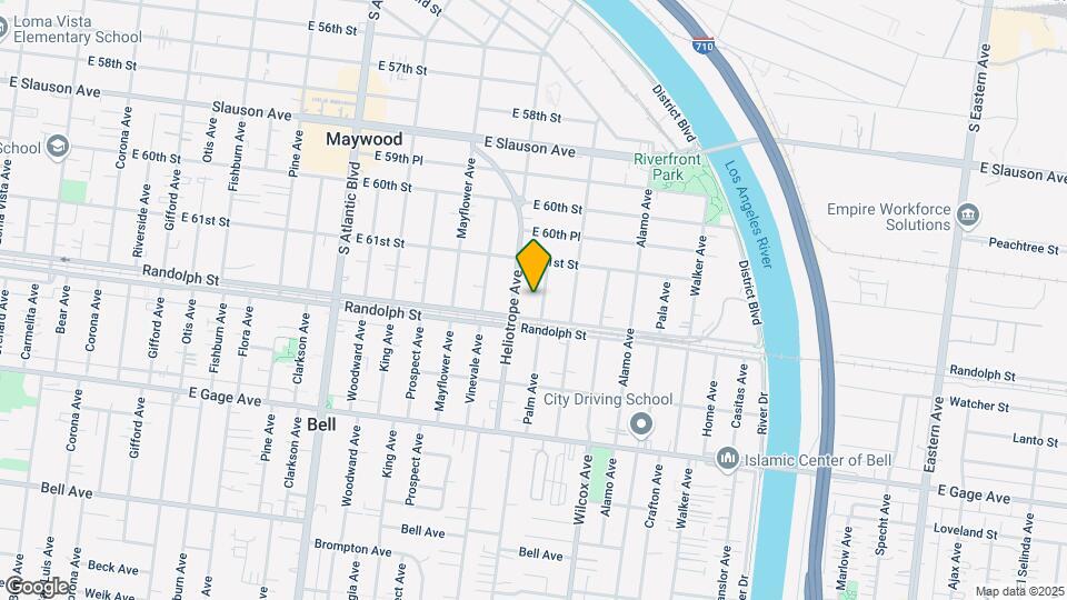 6143 Palm Ave Mapa y Detalles de la Ubicación