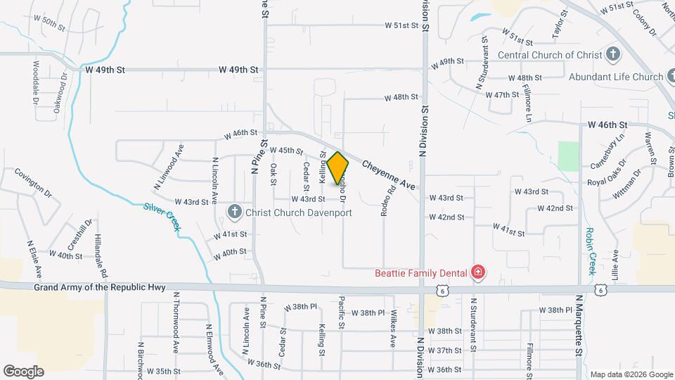 4316 El Rancho Dr Map and Location Details