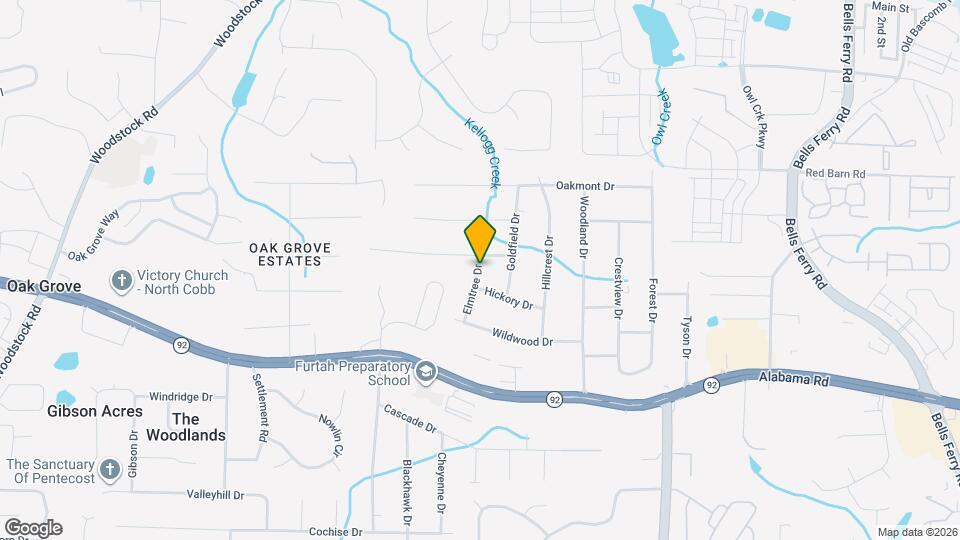 5674 Elmtree Dr Map and Location Details