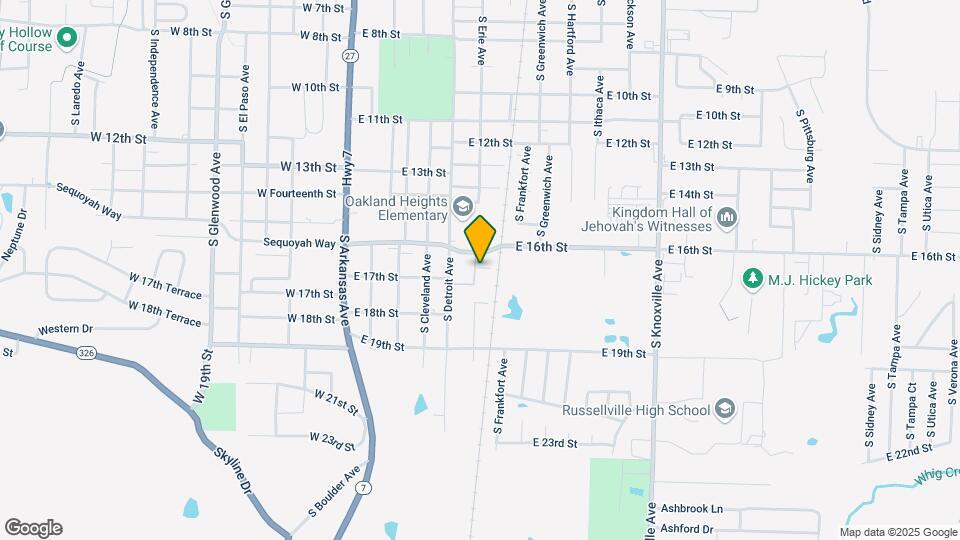 1615 S Erie Ave Map and Location Details