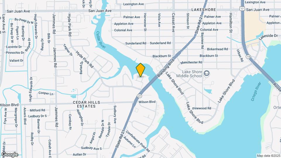 Cedar Creek Condominiums Mapa y Detalles de la Ubicación