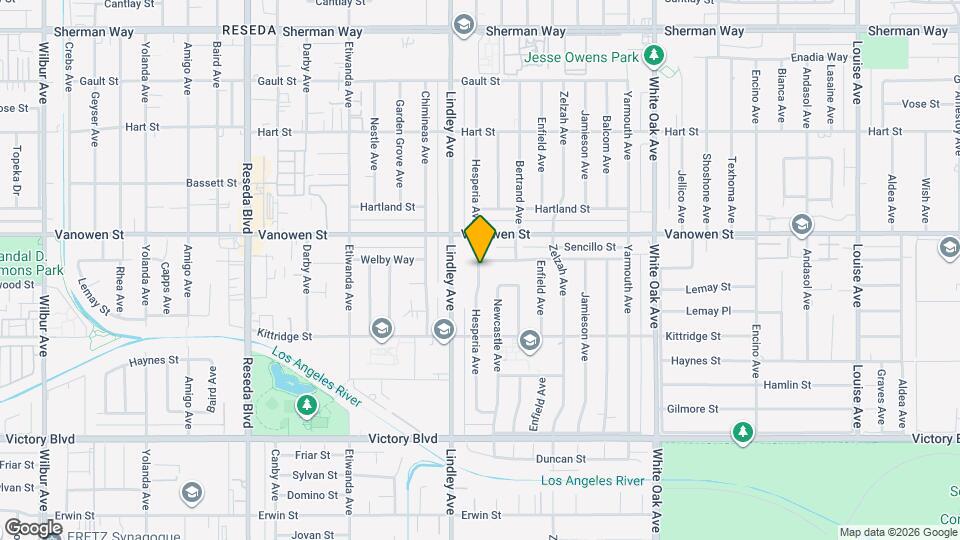 6722-6724 Hesperia Ave Map and Location Details