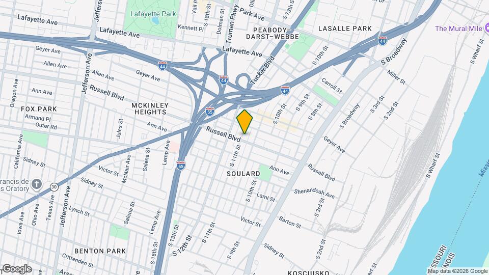 2022 S 11th St Map and Location Details