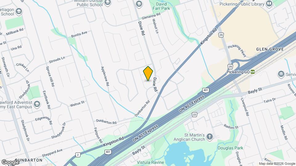 1009 Meadowridge Crescent Map and Location Details