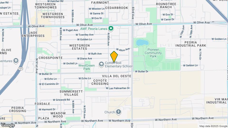 8427 W Orchid Ln Map and Location Details