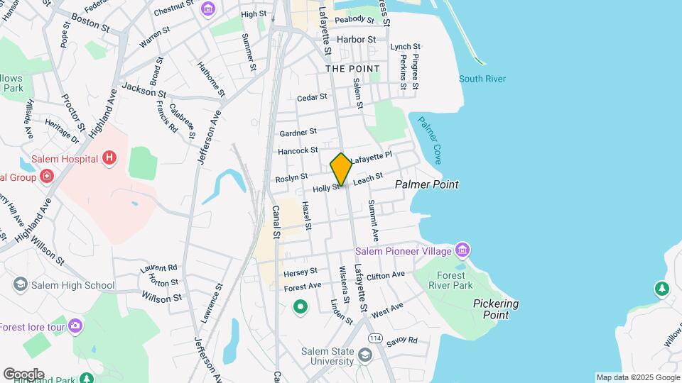 242 Lafayette St, Unit 1 Map and Location Details