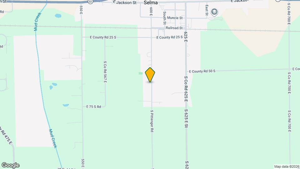 1005 S Pittenger Rd Map and Location Details