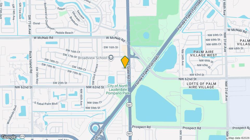 6009 SW 19th St Map and Location Details