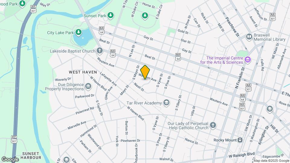 204 S Harris St Map and Location Details