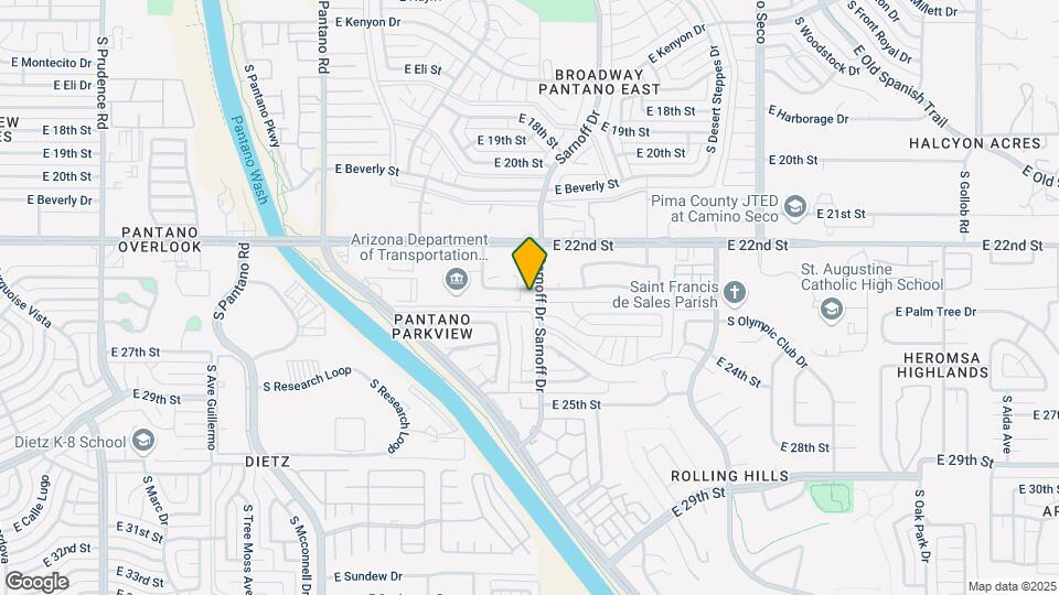1390 S Sarnoff Dr Map and Location Details
