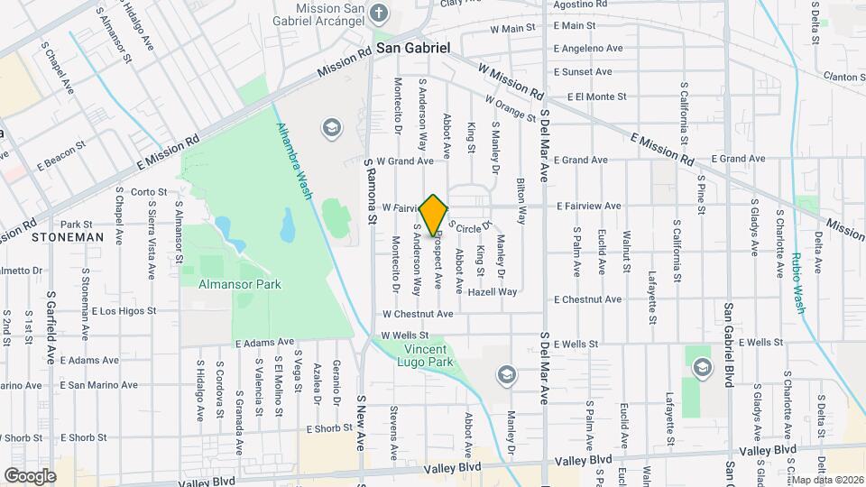 1037-1039 Prospect Ave Map and Location Details