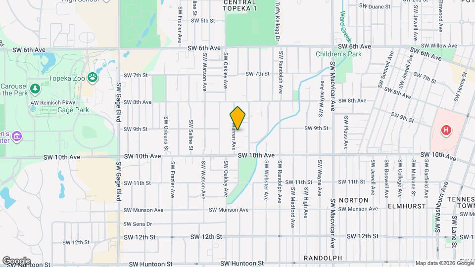 916 SW Warren Ave Map and Location Details