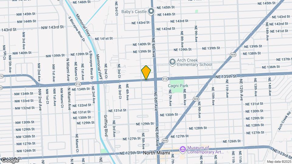 520 NE 135th St Map and Location Details