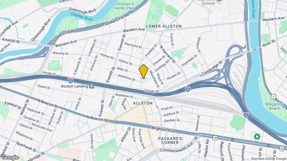 15 Alcott St Map and Location Details